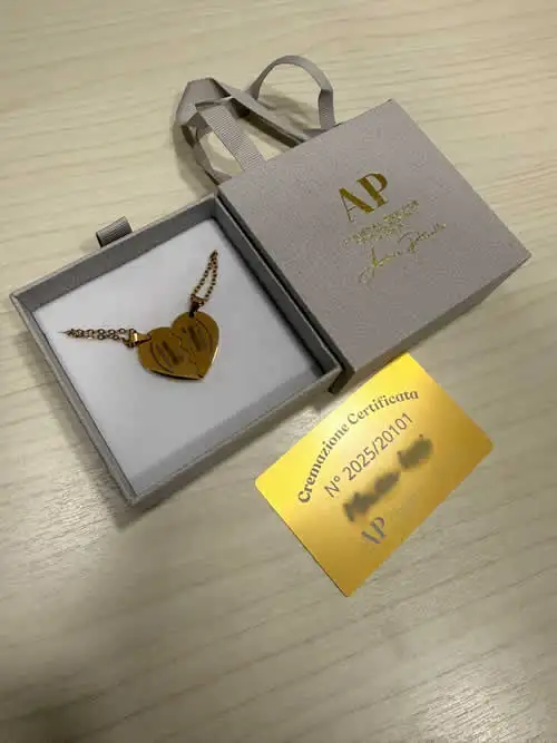 Cuore per cremazione certificata