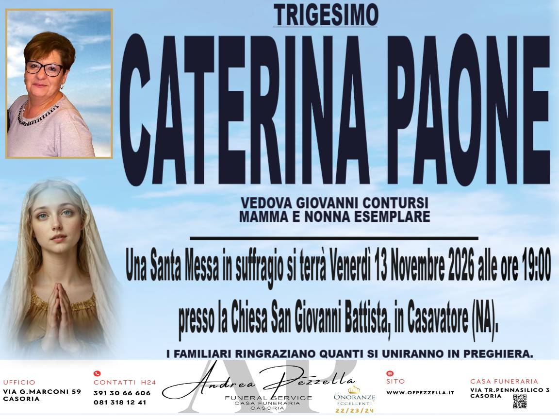Manifesto CATERINA PAONE