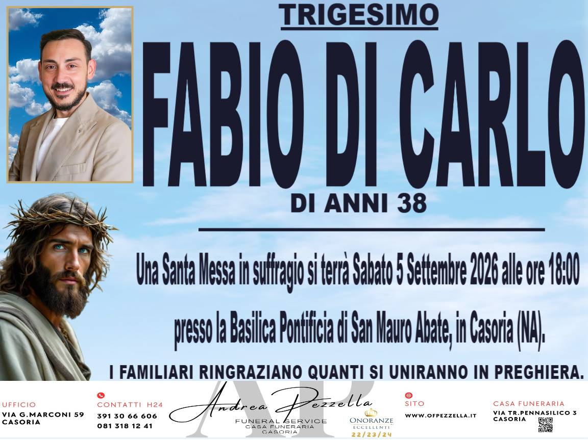 Manifesto FABIO DI CARLO