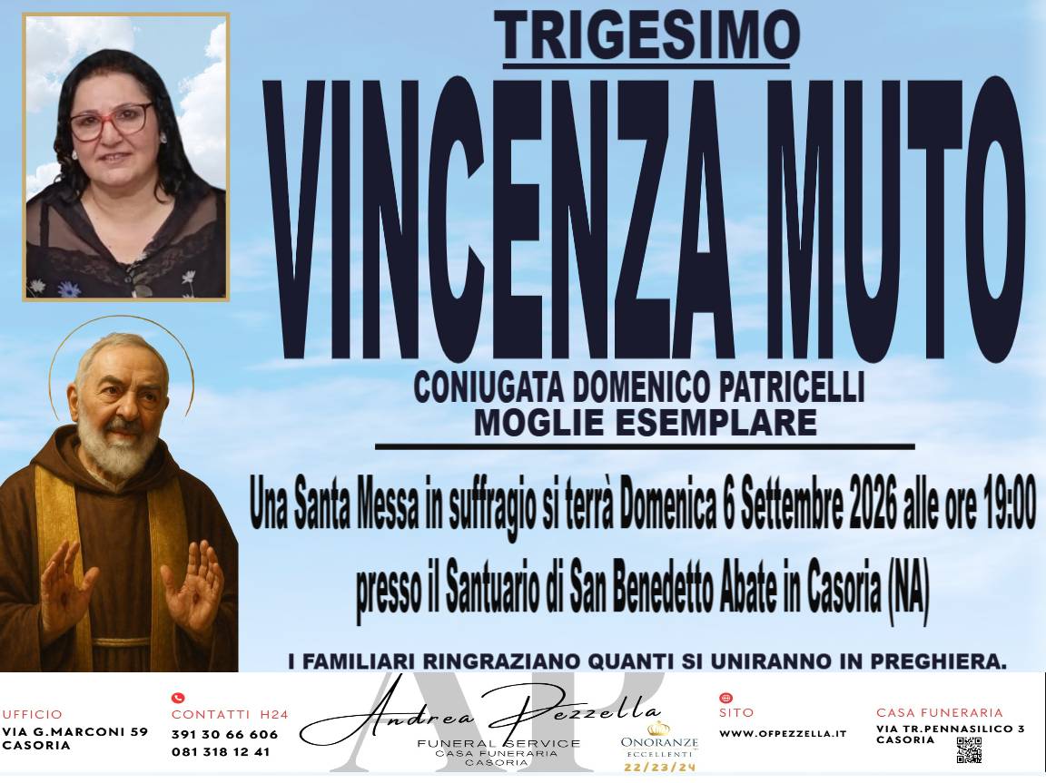 Manifesto VINCENZA MUTO