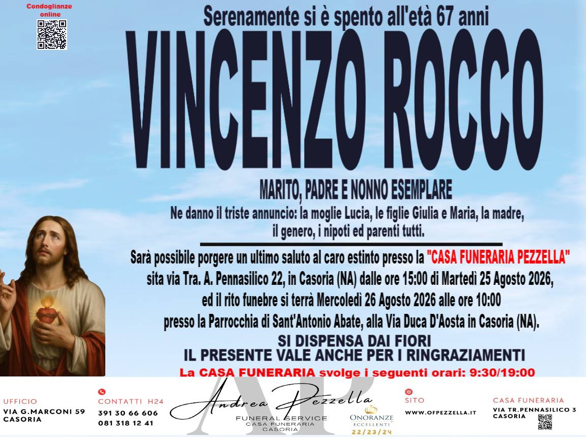 Manifesto VINCENZO ROCCO