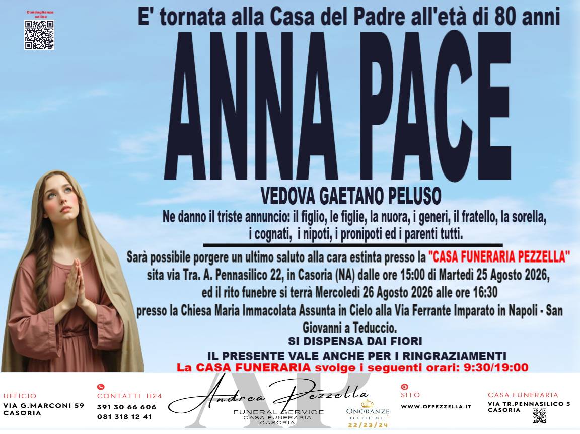 Manifesto ANNA PACE