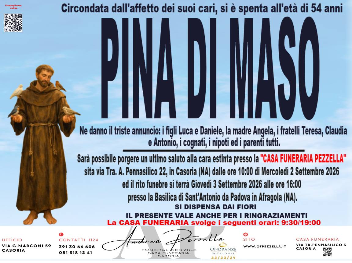 Manifesto PINA DI MASO