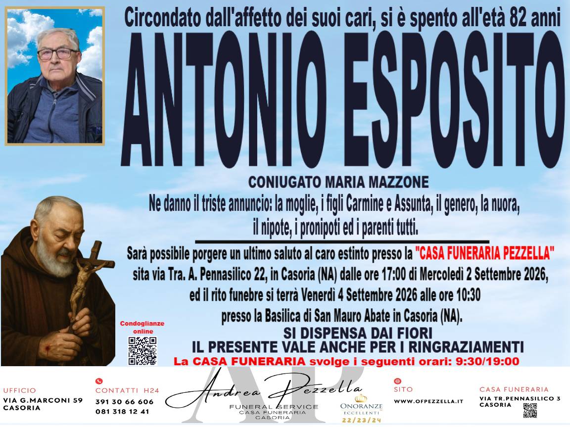 Manifesto ANTONIO ESPOSITO