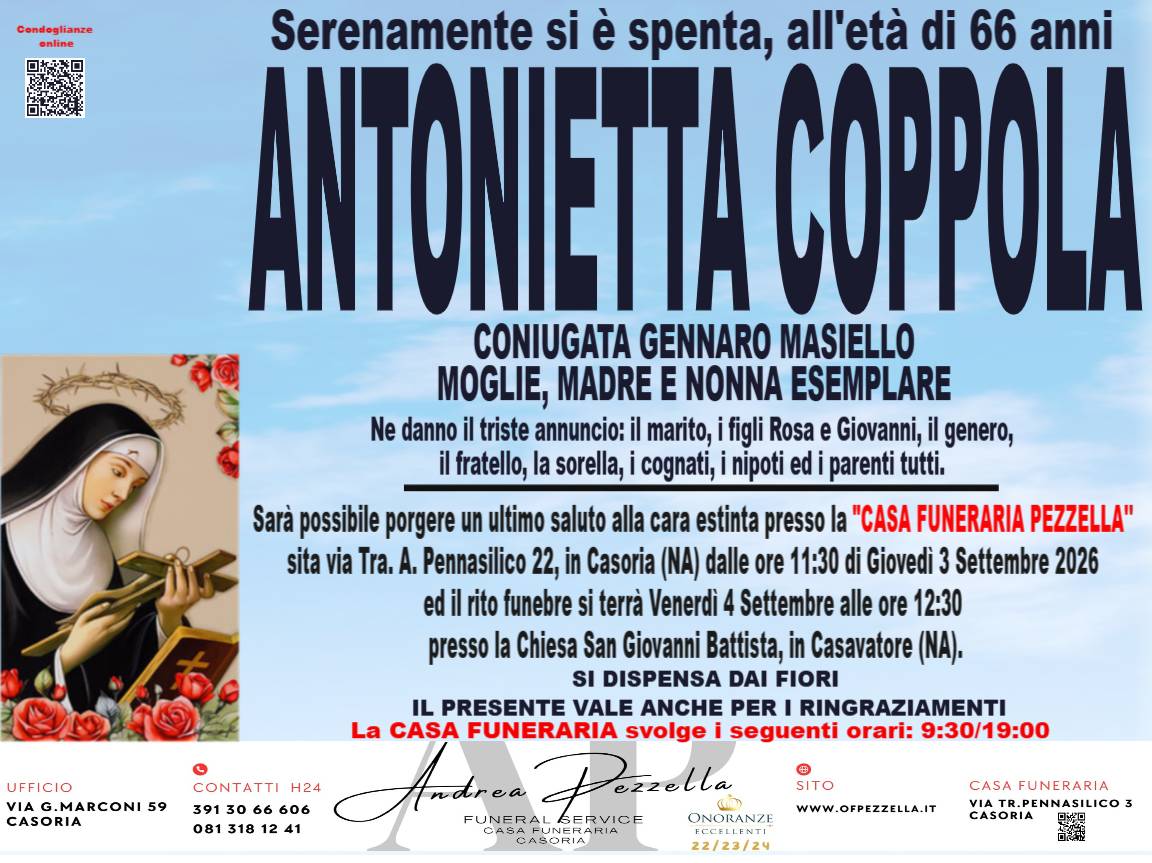 Manifesto ANTONIETTA COPPOLA