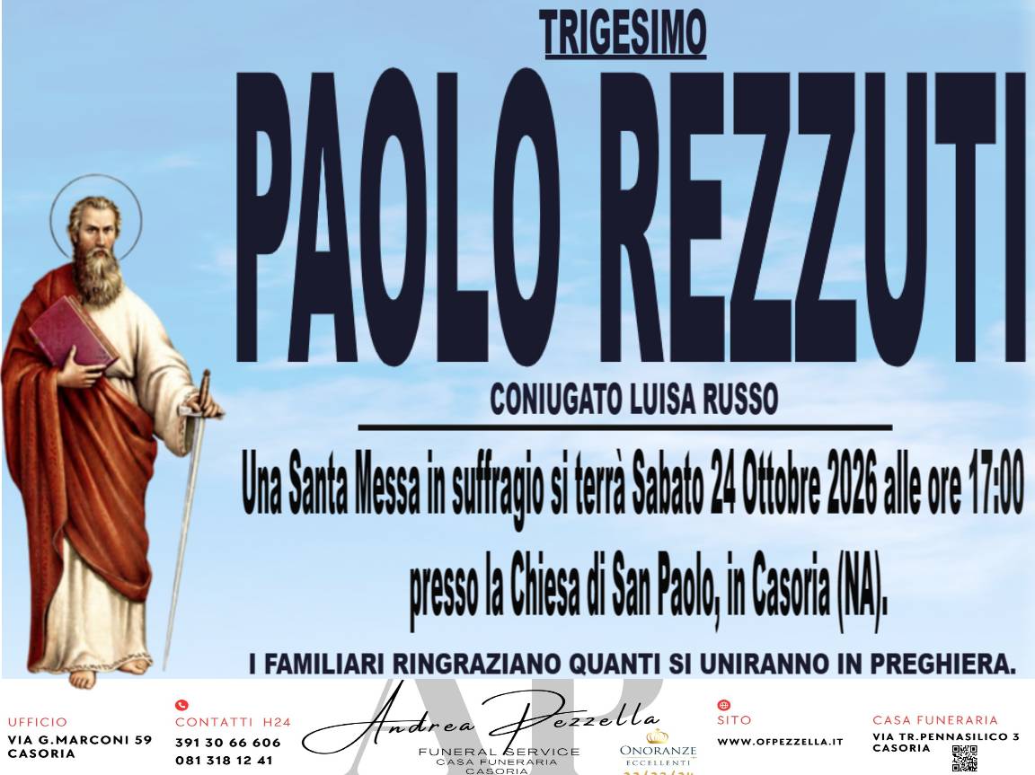 Manifesto PAOLO REZZUTI