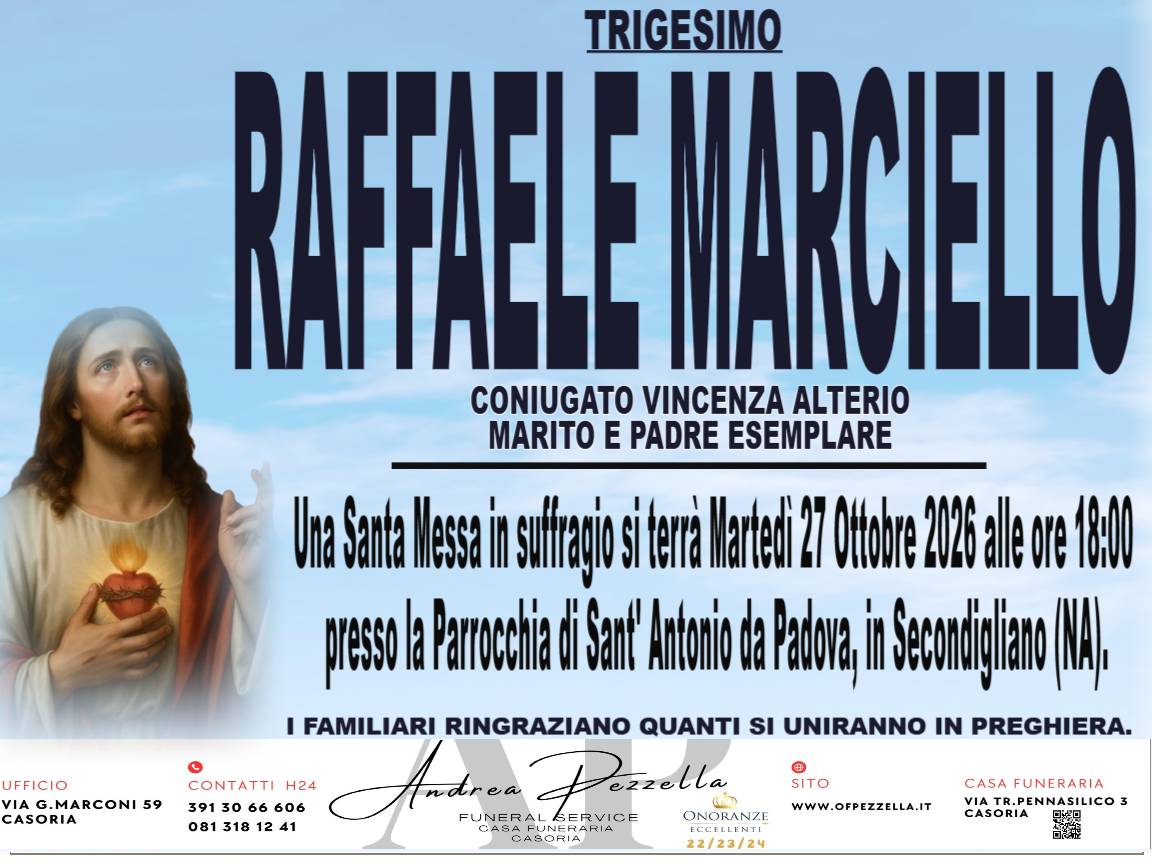 Manifesto RAFFAELE MARCIELLO