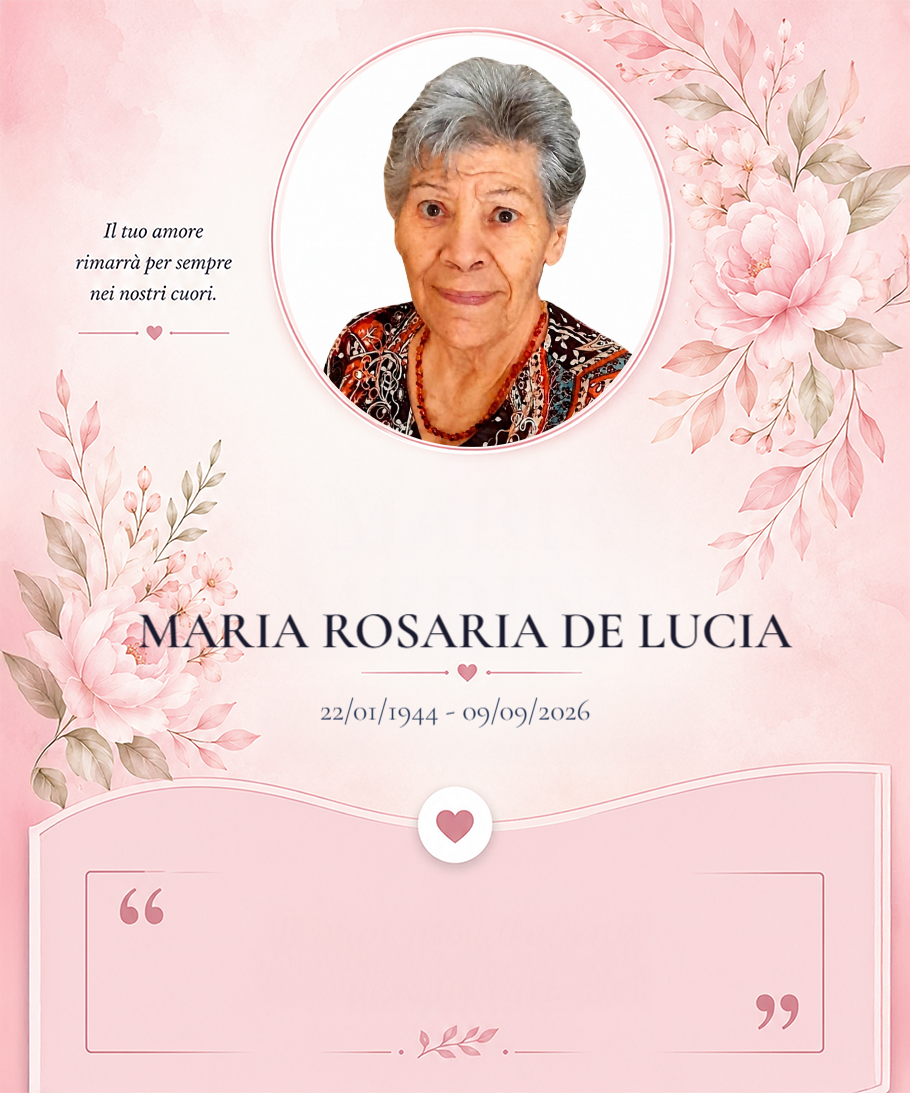 MARIA ROSARIA DE LUCIA